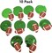 4E's Novelty 10 Pcs Hanging Swirl Decorations – Football Party Supplies, Football Birthday Party Decorations, Football Themed Party Decorations